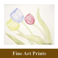 Stand alone Print image of 3 Tulips as a hyperlink to the
								shopping cart for Fine Art Prints